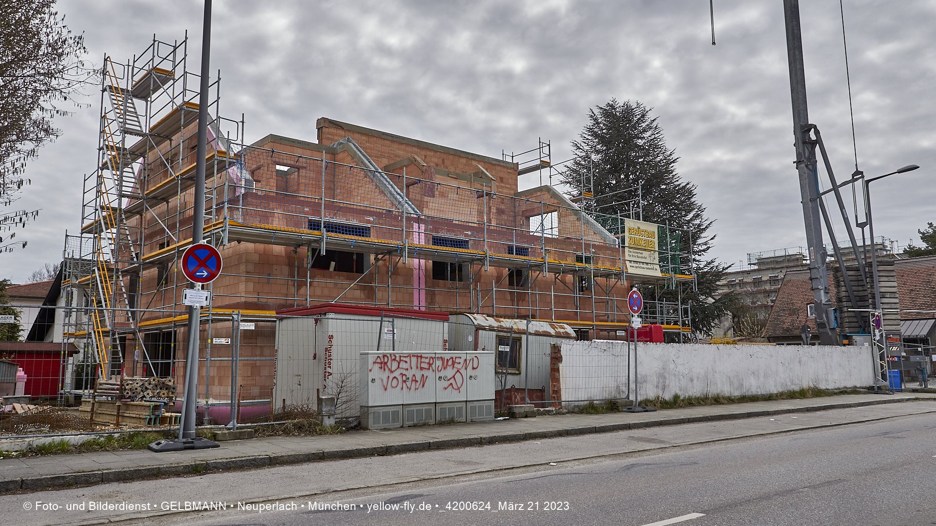 21.03.2023 - Baustelle und Wohnanlage Niederalmstraße 16